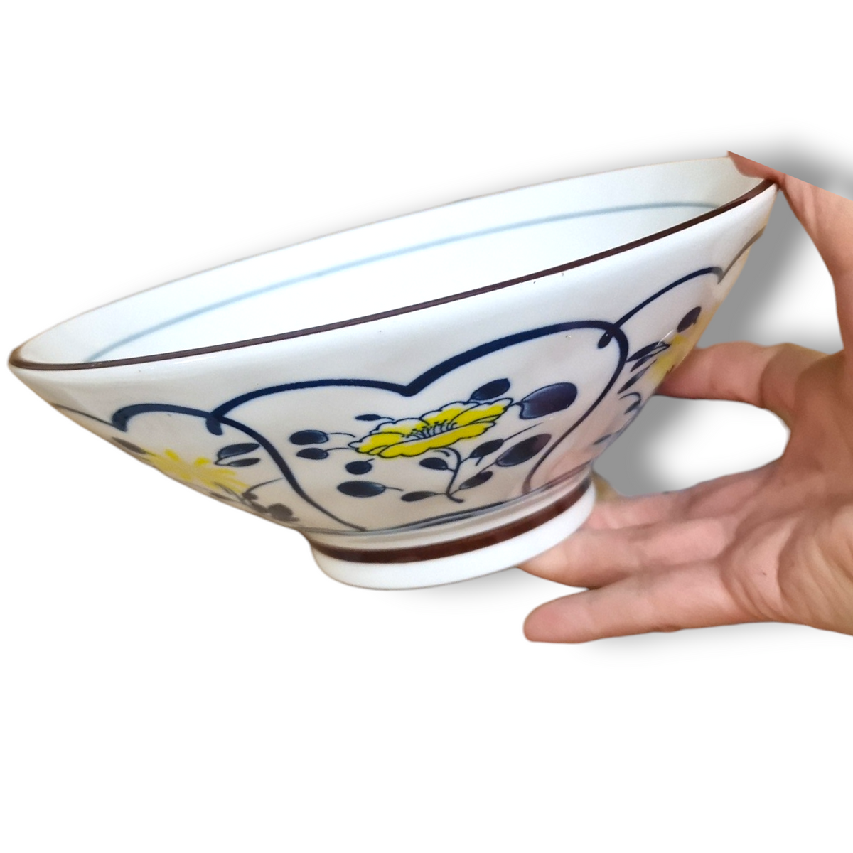 Ramen porslinskål flower 20,5cm