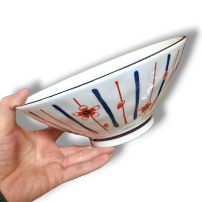 Ramen porslinskål flower 20,5cm
