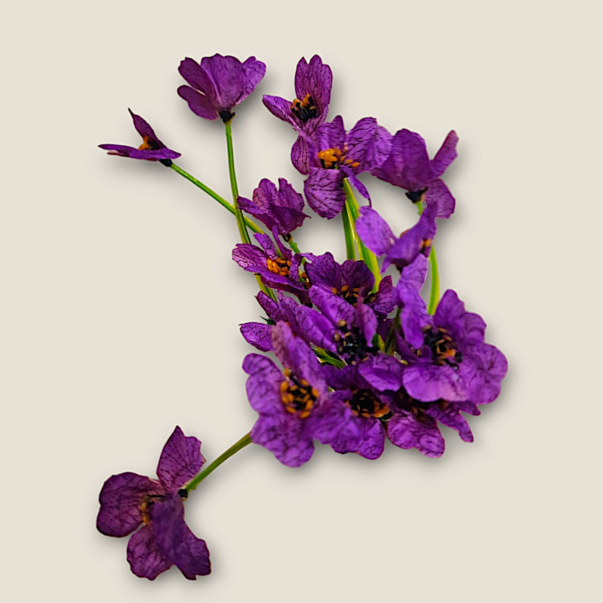 Mini blommor plast