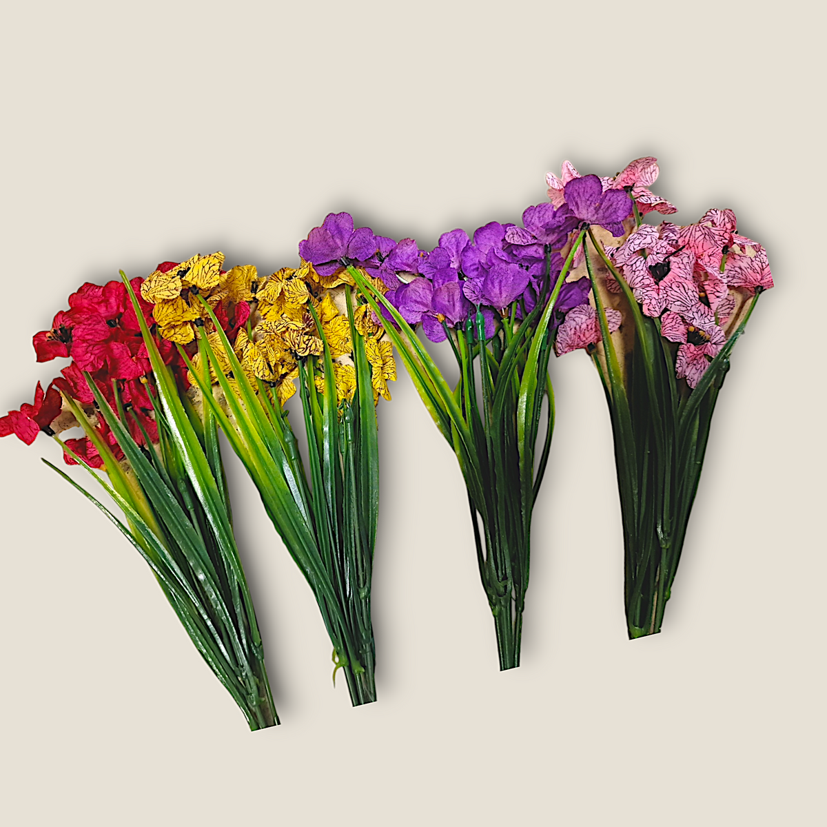 Mini blommor plast