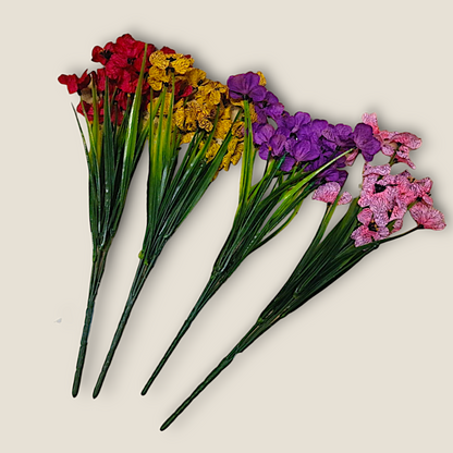 Mini blommor plast