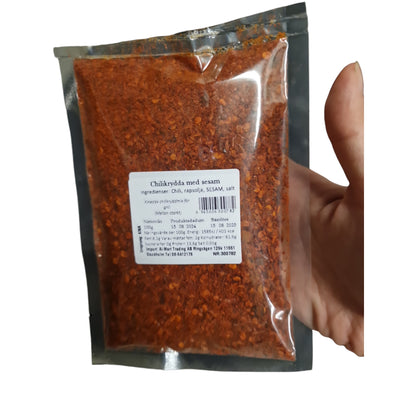 Chilikrydda med sesam 100g, Cuihong
