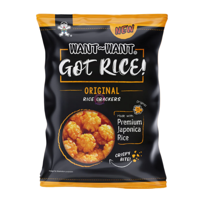 Mild Chili Rice Crackers 85g, Want Want