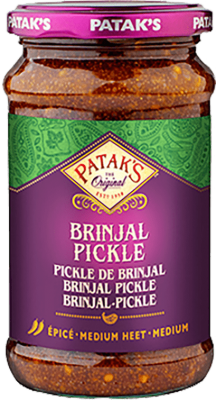 Patak's Brinjal Pickle (Medium Hot) 283g