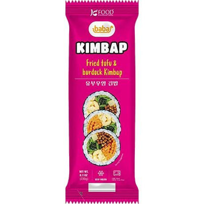Fryst Fried Tofu & Burdock Kimbap 230g, Baba