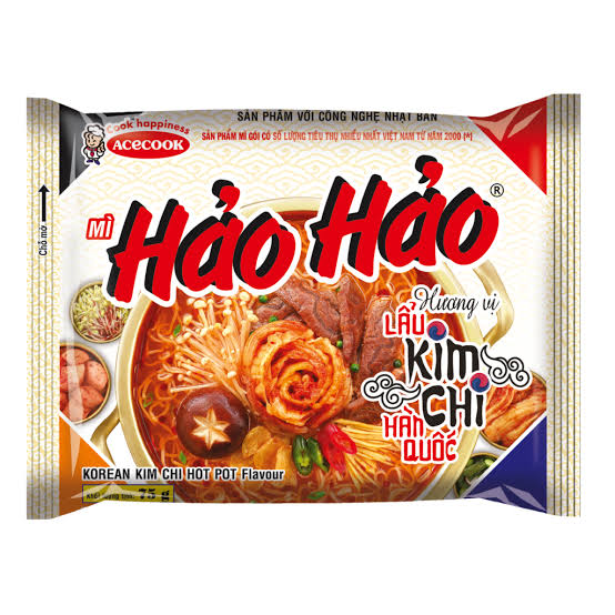 Kimchi snabbnudlar 77g, Hao Hao