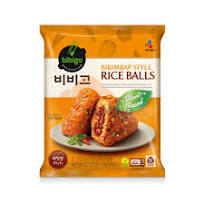 Koreanska Risbollar med Bibimbap smak 500g, Bibigo