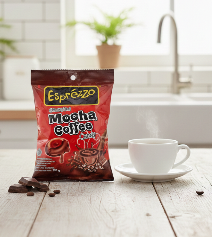 Esprēzzo mocha kaffe godis 150g