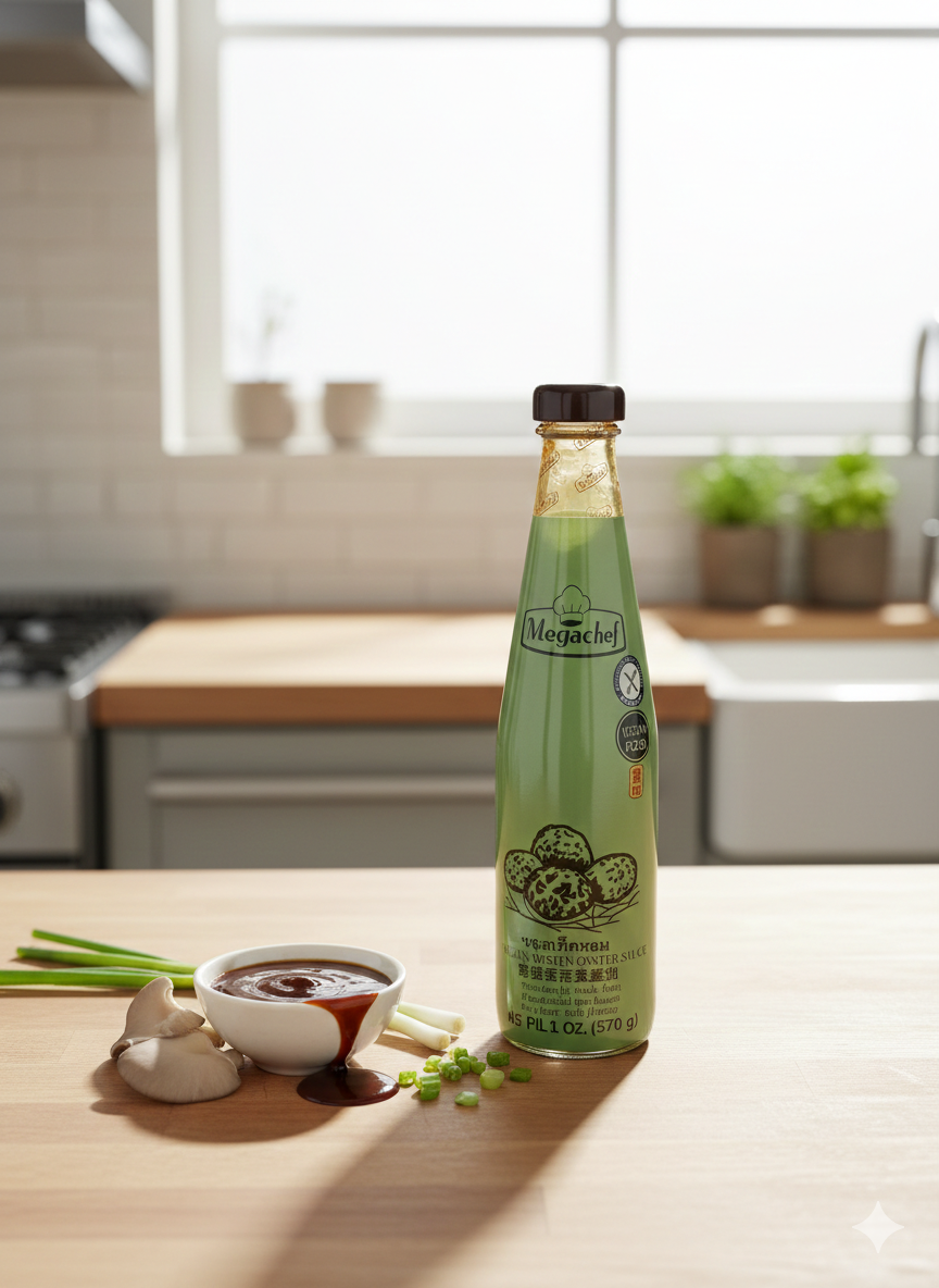 Premium Vegansk Ostronsås Gluten fri 570g, Megachef