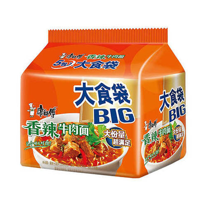Spicy Bräserad biffnudlar 120g (5pack) Kang Shi Fu