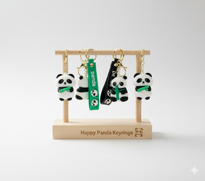 Nyckelring Panda osorterad 5cm