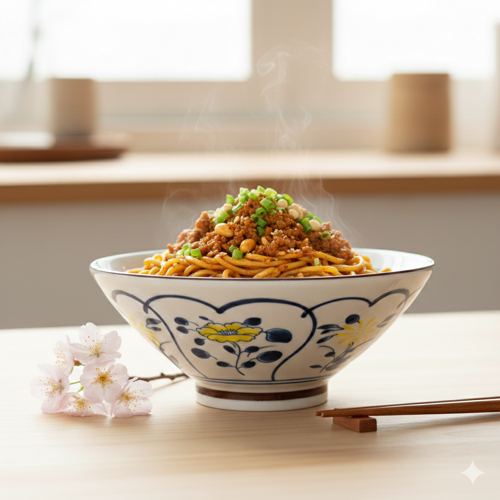 Ramen porslinskål flower 20,5cm