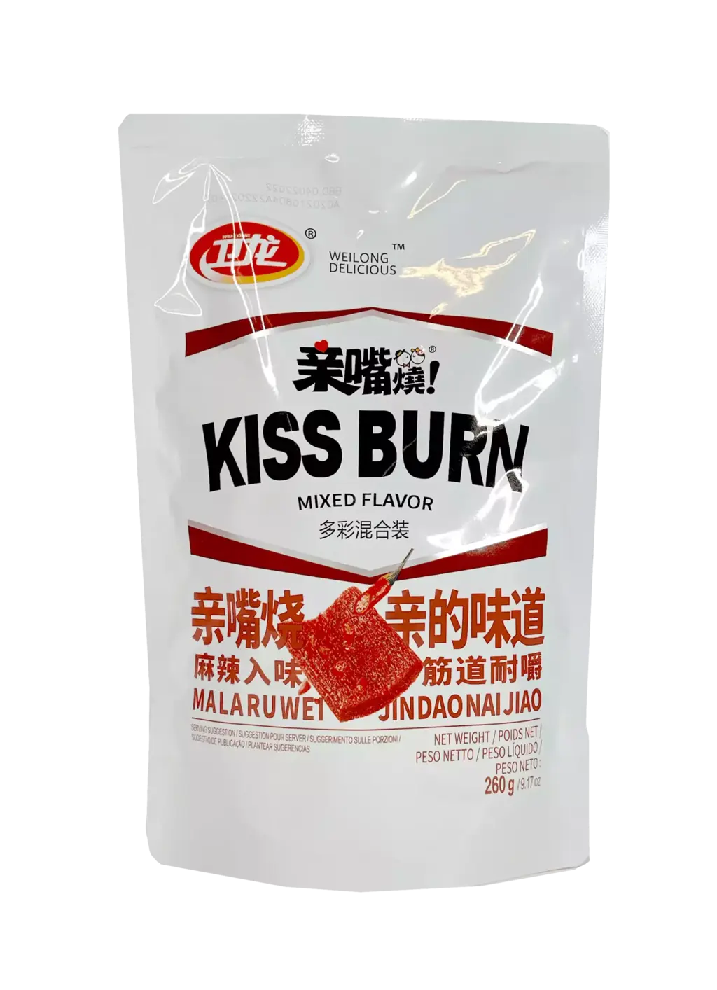 Kryddig vetesnack Burn mix smak 260g