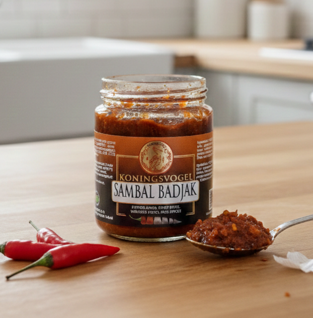 Sambal Badjak 280g, Koningsvogel