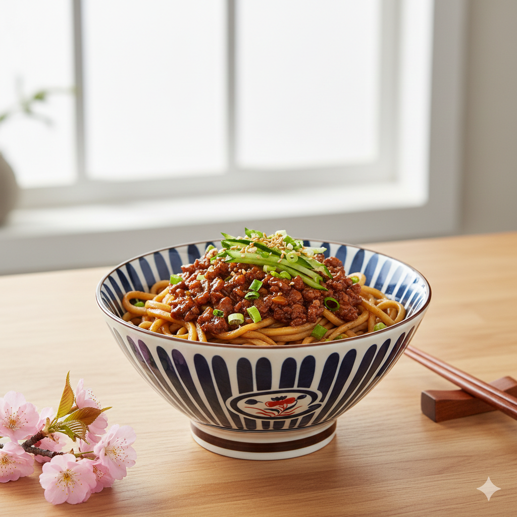 Ramen porslinskål flower 20,5cm