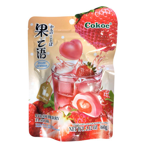 Peelable Jordgubb 60g, Cokoc