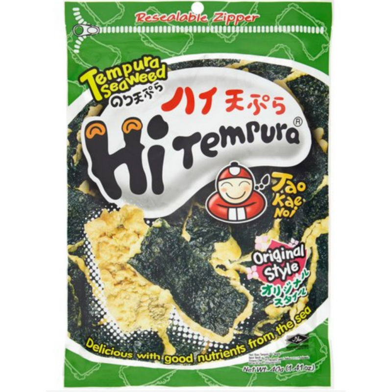 Tempura orginal sjögrässnack 40g, Tao kae noi