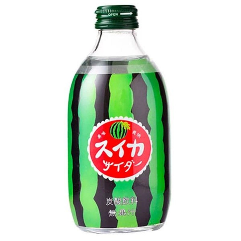 Japanskt vattenmelon läsk 300ml, Tomomasu