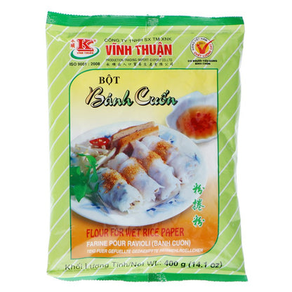Rismjöl för blöt rispapper 400g, Vinh Tuan