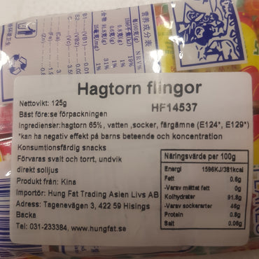 Hagtorn flingor 125g