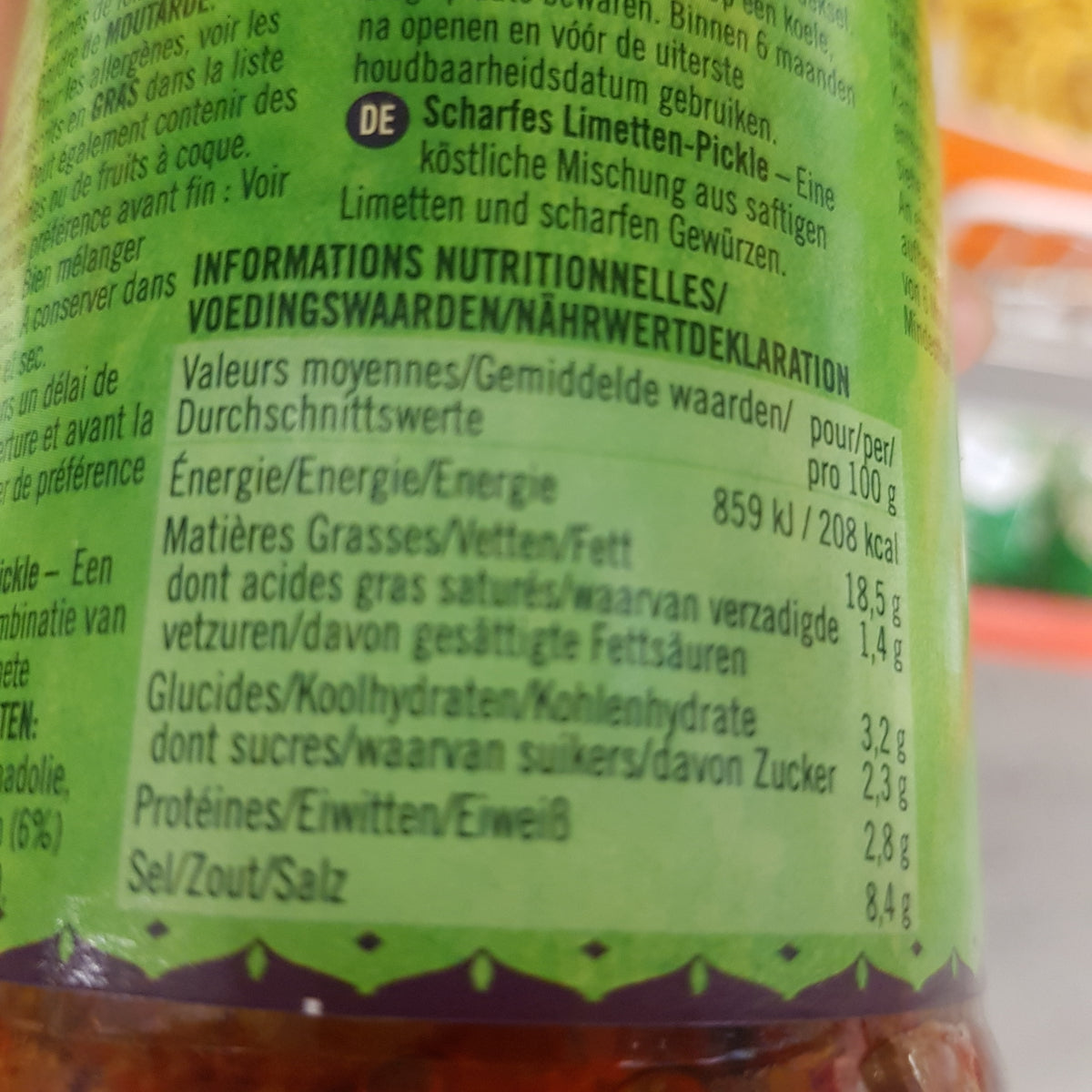 Patak's Hot Lime Pickle 283g
