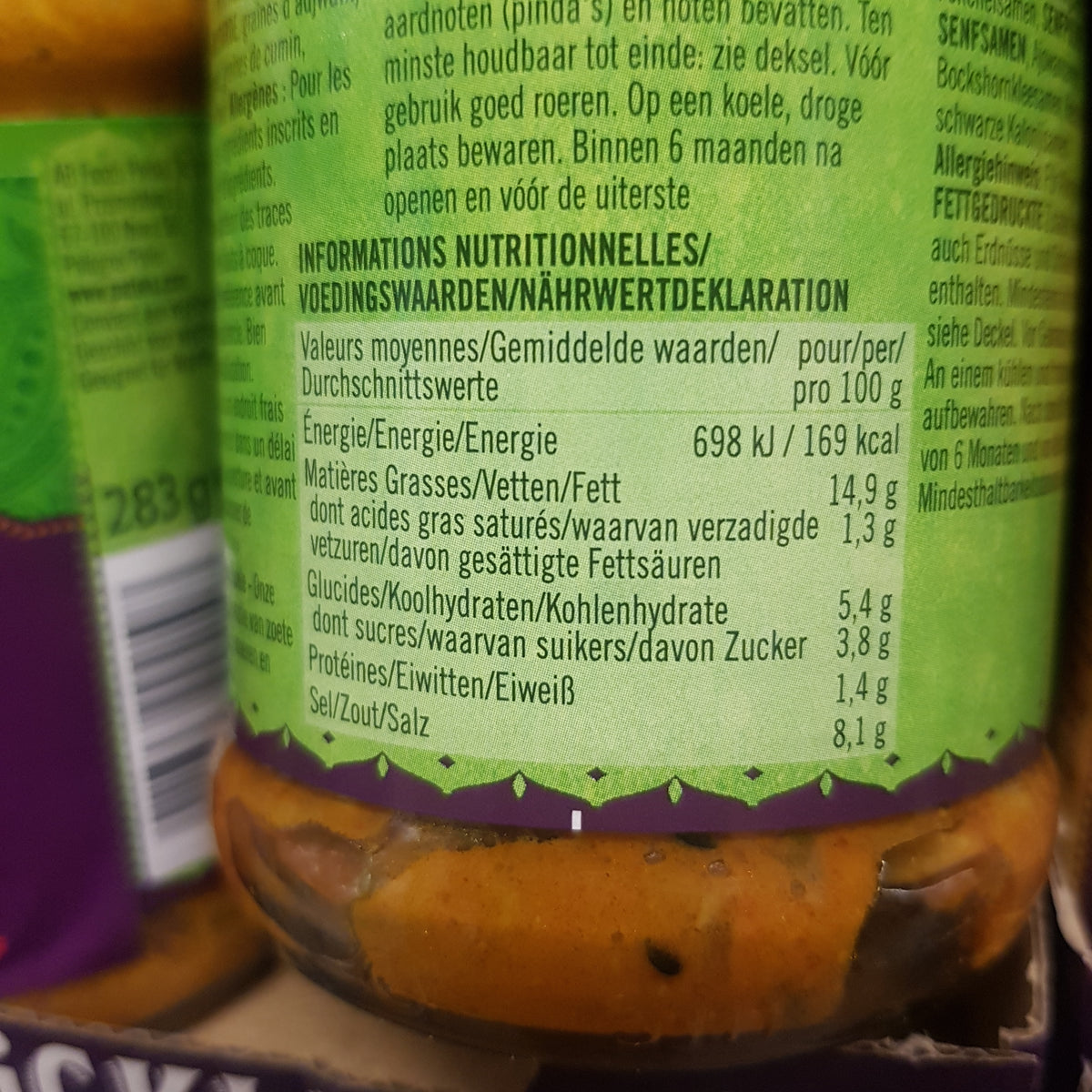 Patak's Mixed Pickle (Het) 283g
