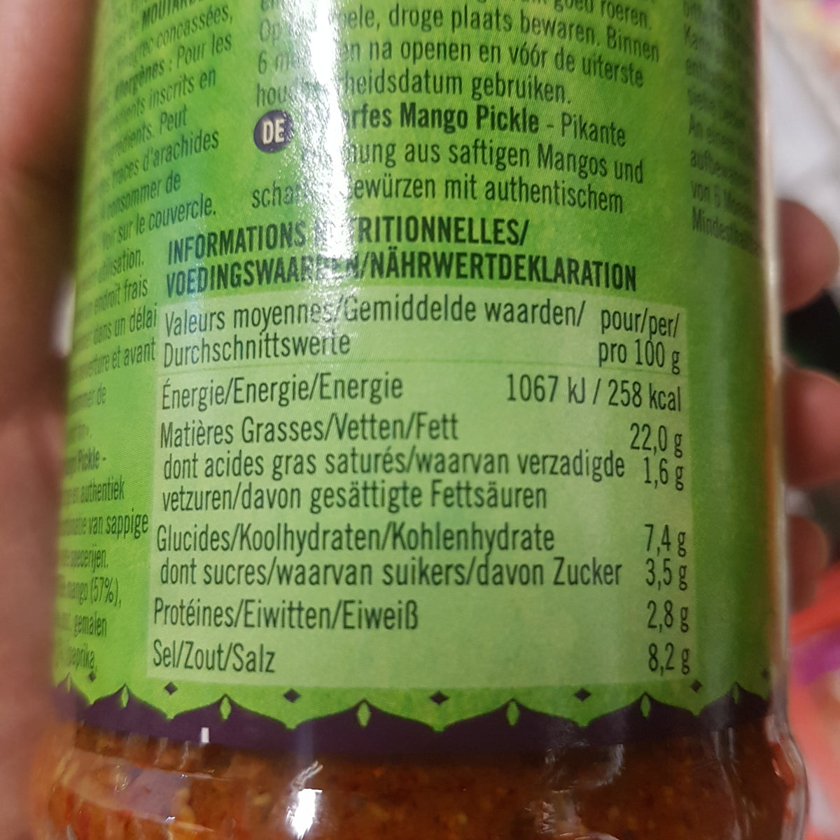 Patak's Hot Mango Pickle 283g