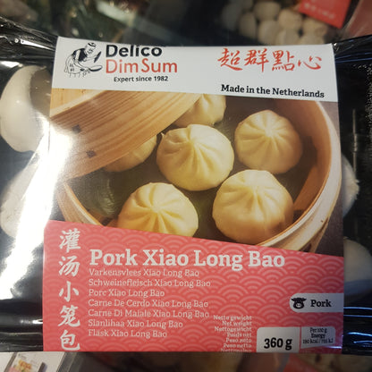 Dim Sum Fläsk Xiaolong bun 360g, Delico