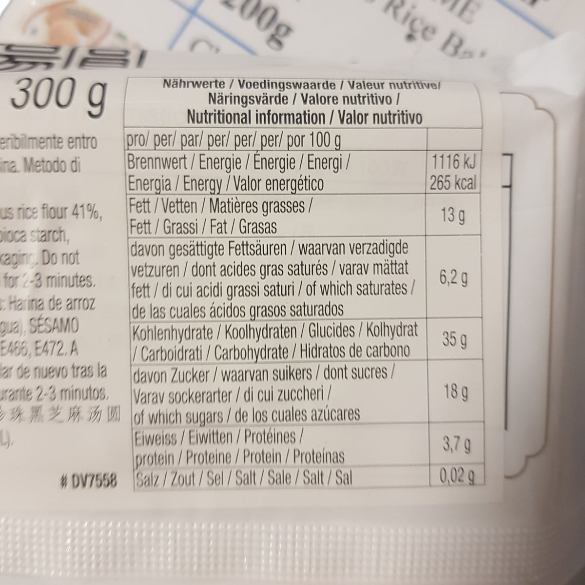 Kineskt Mini Mochi med sesamfyllning 300g, Synear