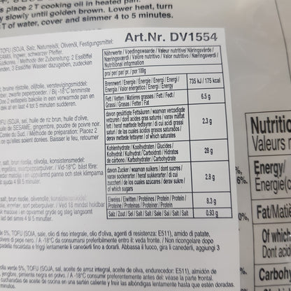 Vegetarisk Dumpling 675g, Wang Korea