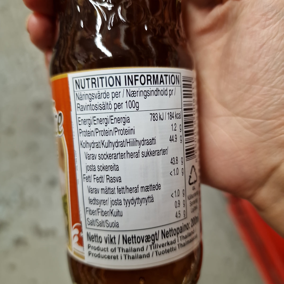 Vietnamesisk Rispapper sås 200ml, Pantai