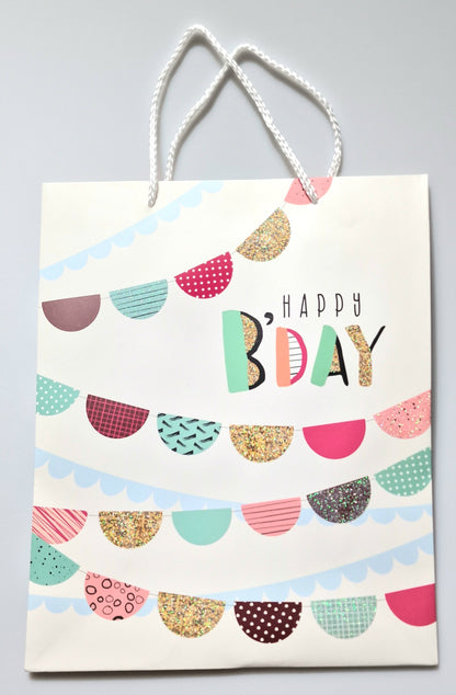 presentpåse birthday stor