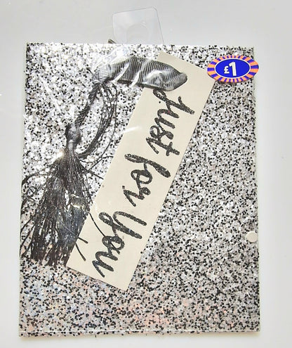 presentpåse glitter silver