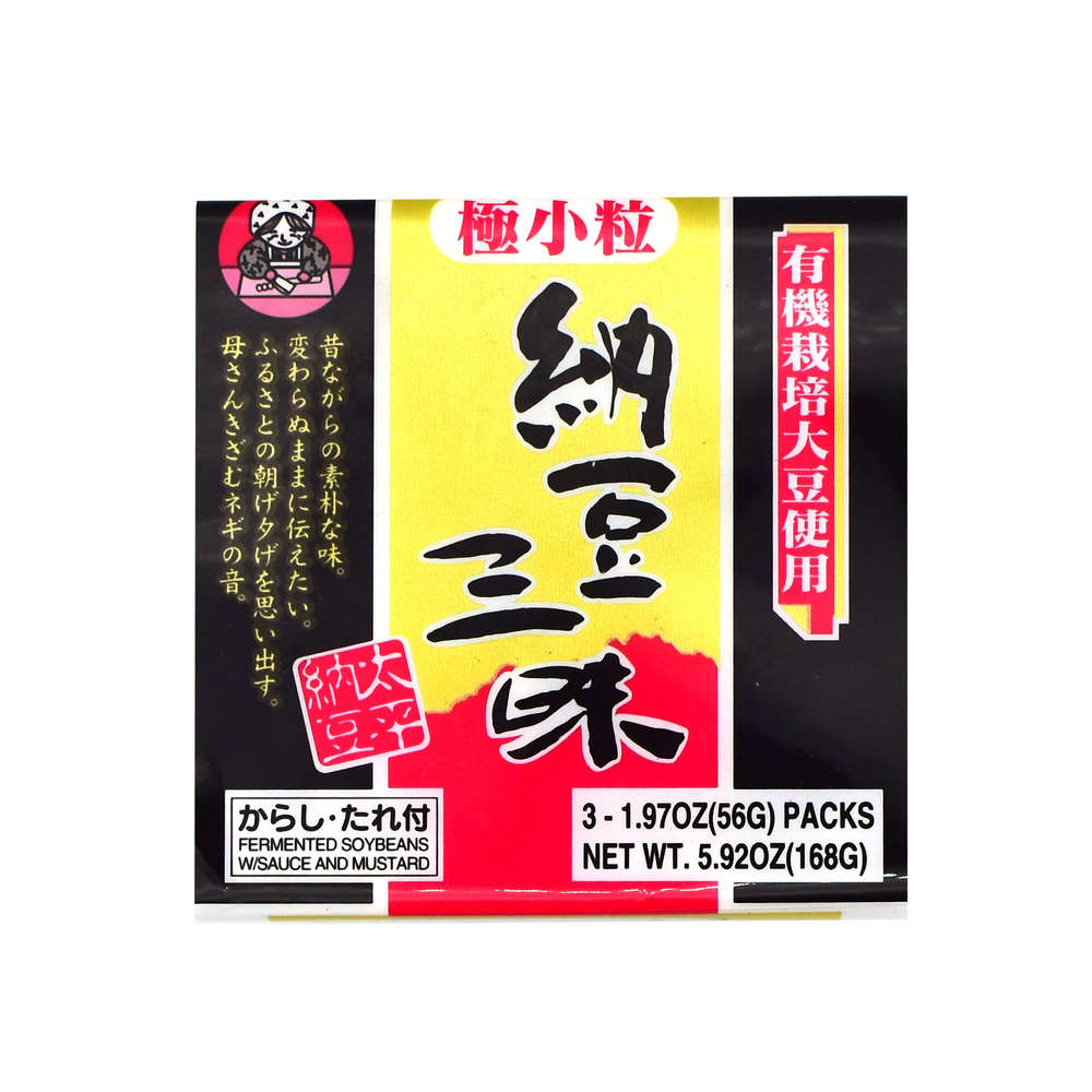 Fryst Natto (56x3) 168g,  T-MARUJU