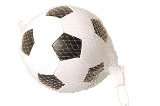 FOTBOLL MJUK PLAST 13 CM
