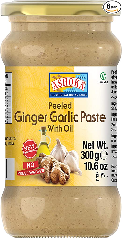 Vitlöks Pasta med olja 300g, Ashoka