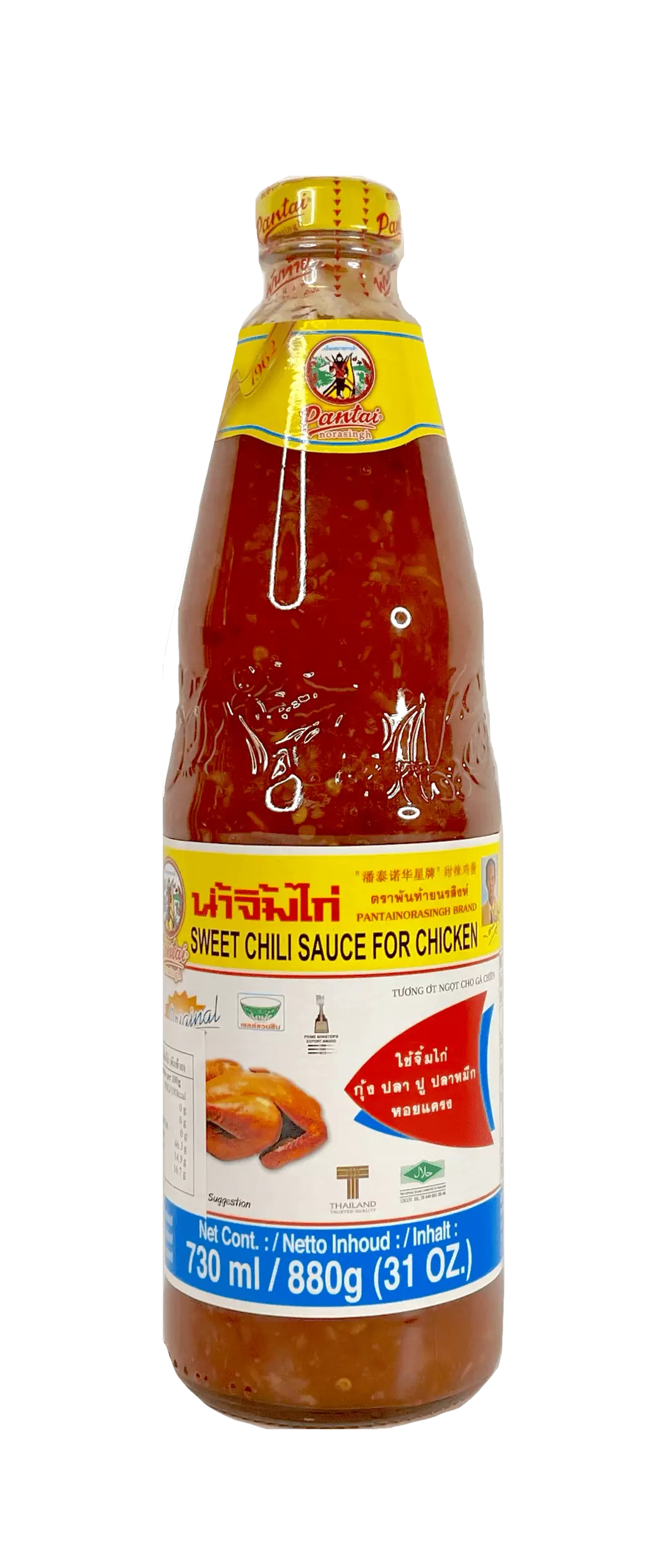 Söt Chilisås för kyckling 730ml, Pantai