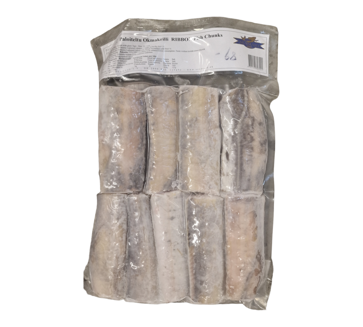 Ribbon fisk bitar 800g