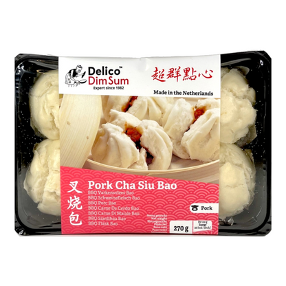 Dim Sum Fläsk Cha Siu Bao 270g, Delico