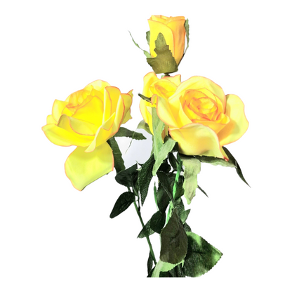 plastblomma rosor