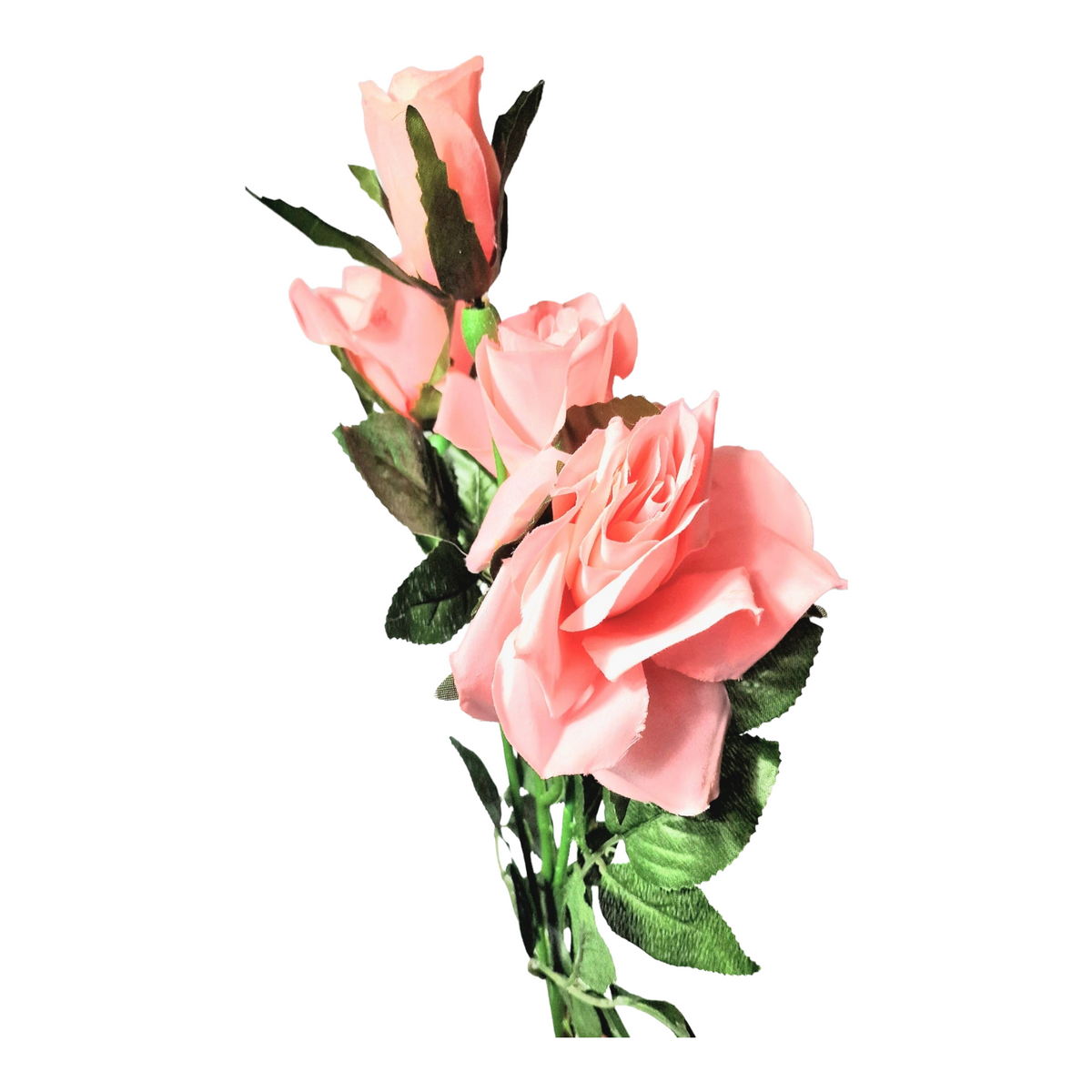 plastblomma rosor
