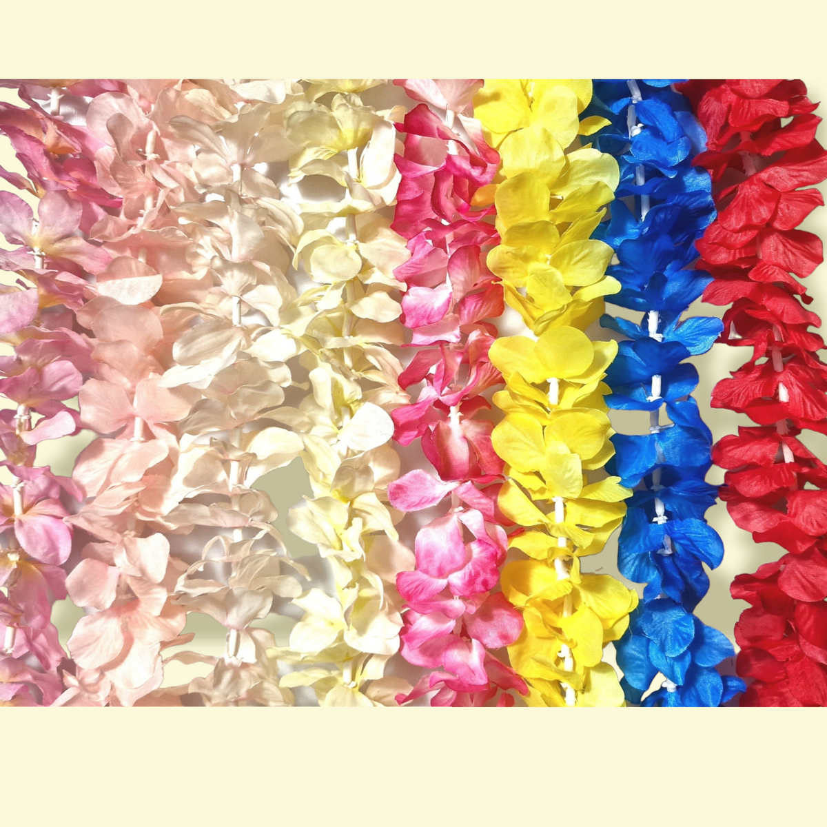 plastblomma girlang 2m