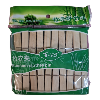 bambu klädnypa 20pack