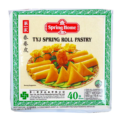 Vårrulledeg 40-p Fryst 550g, Spring Home 21,5x21,5cm