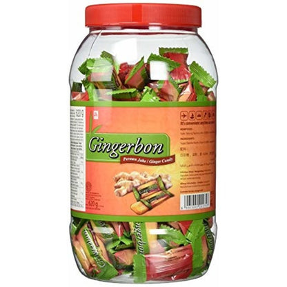 Låda ingefära godis 620g