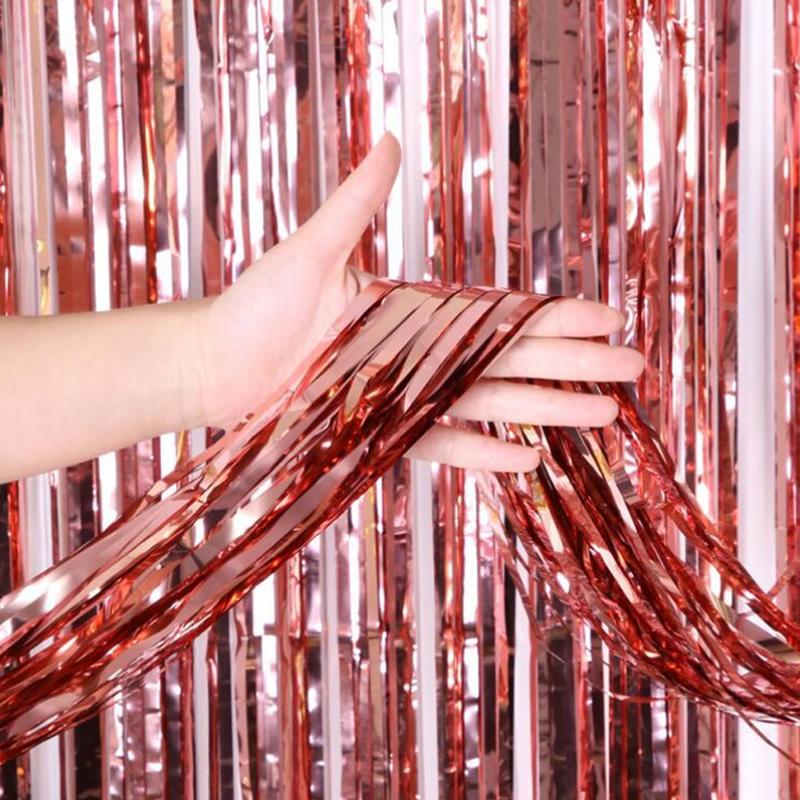 färgglada glitter dörrdraperi