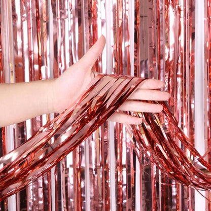 färgglada glitter dörrdraperi