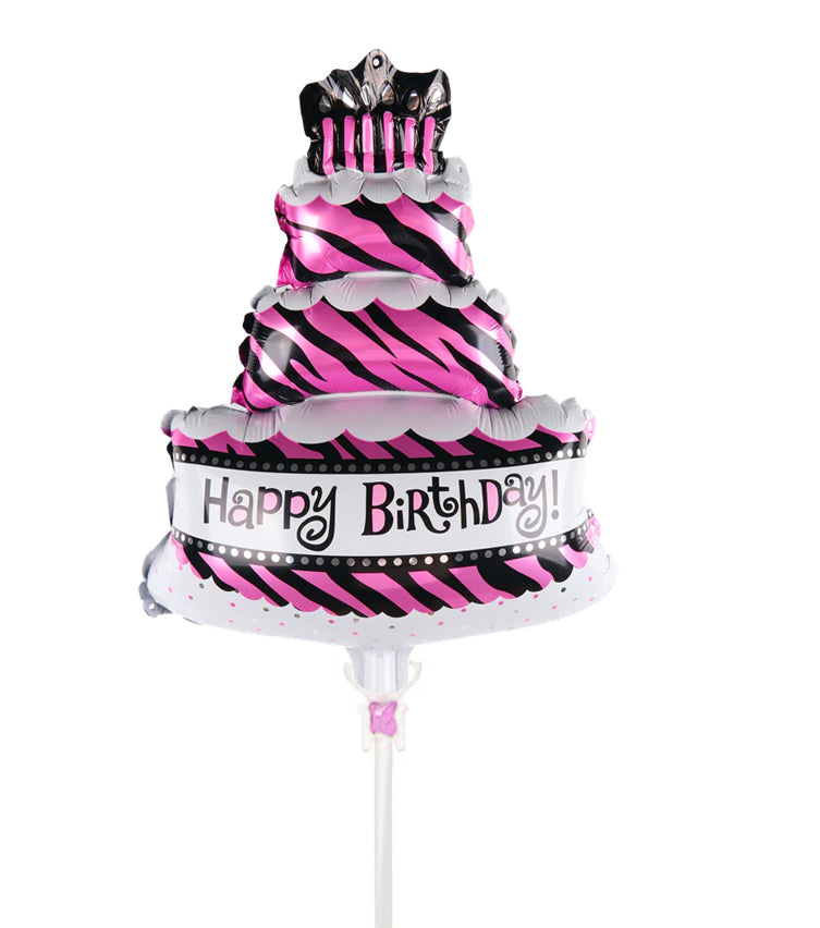 Mini Folieballong Födelsedag eller Baby Girl 14"
