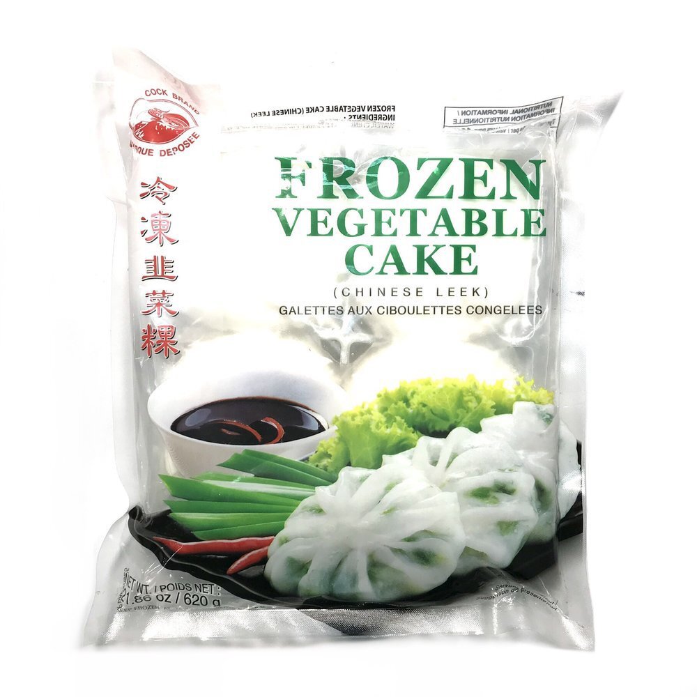 Fryst Grönsaks Kaka (Chinese Leek) 620, Cock Brand